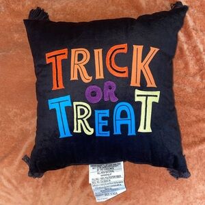 Halloween Trick or Treat Pillow